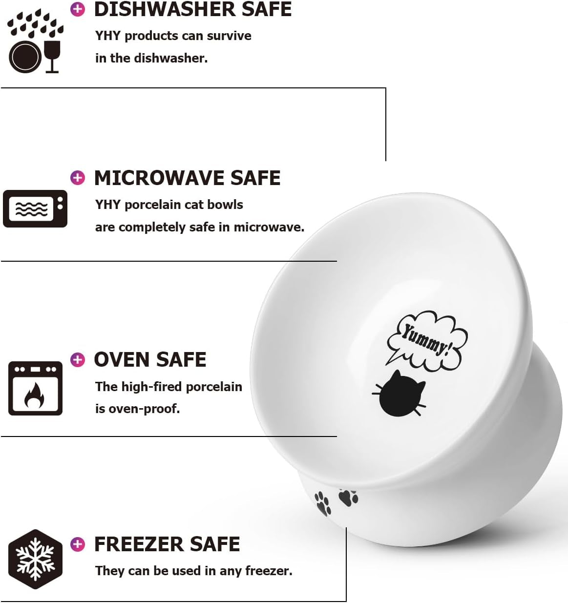 Dishwasher, microwave, oven & freezer safe