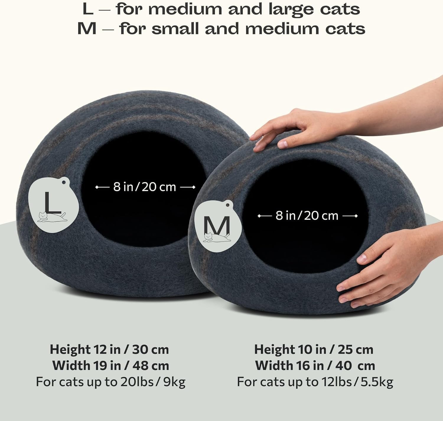 Two sizes, one perfect fit