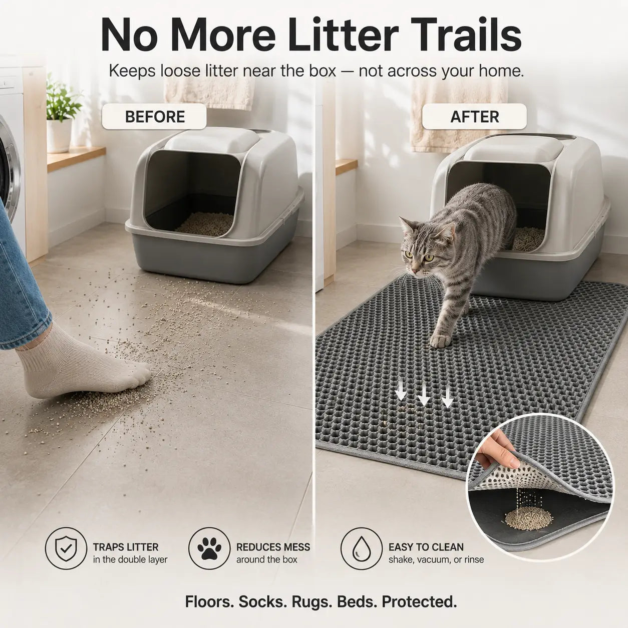 No more litter trails